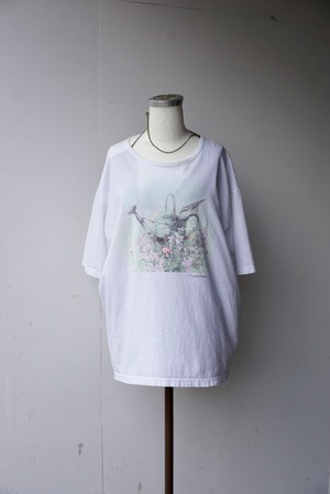 flower print T-shirt
