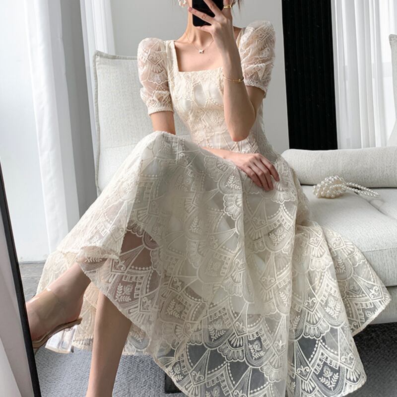 オーガンジーレースワンピース op2516 | millems 