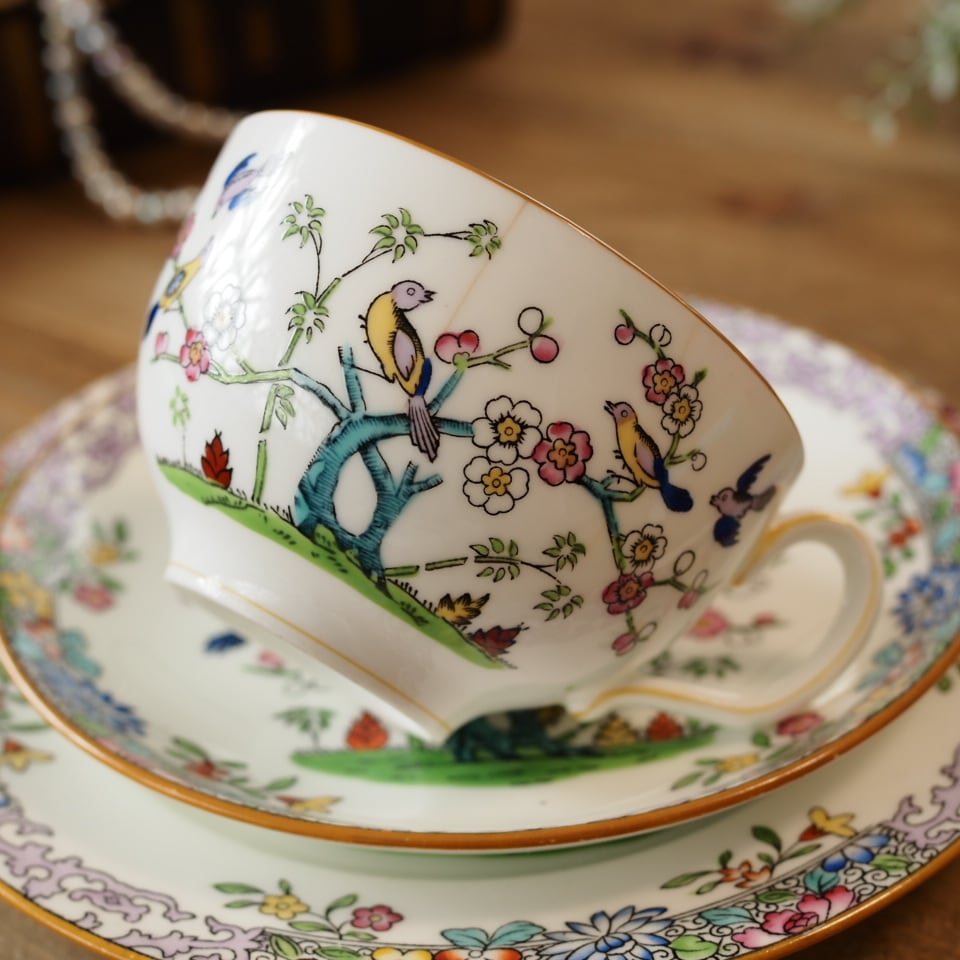 激レア】訳あり オールドミントン皇帝の庭エンペラーズガーデン トリオ