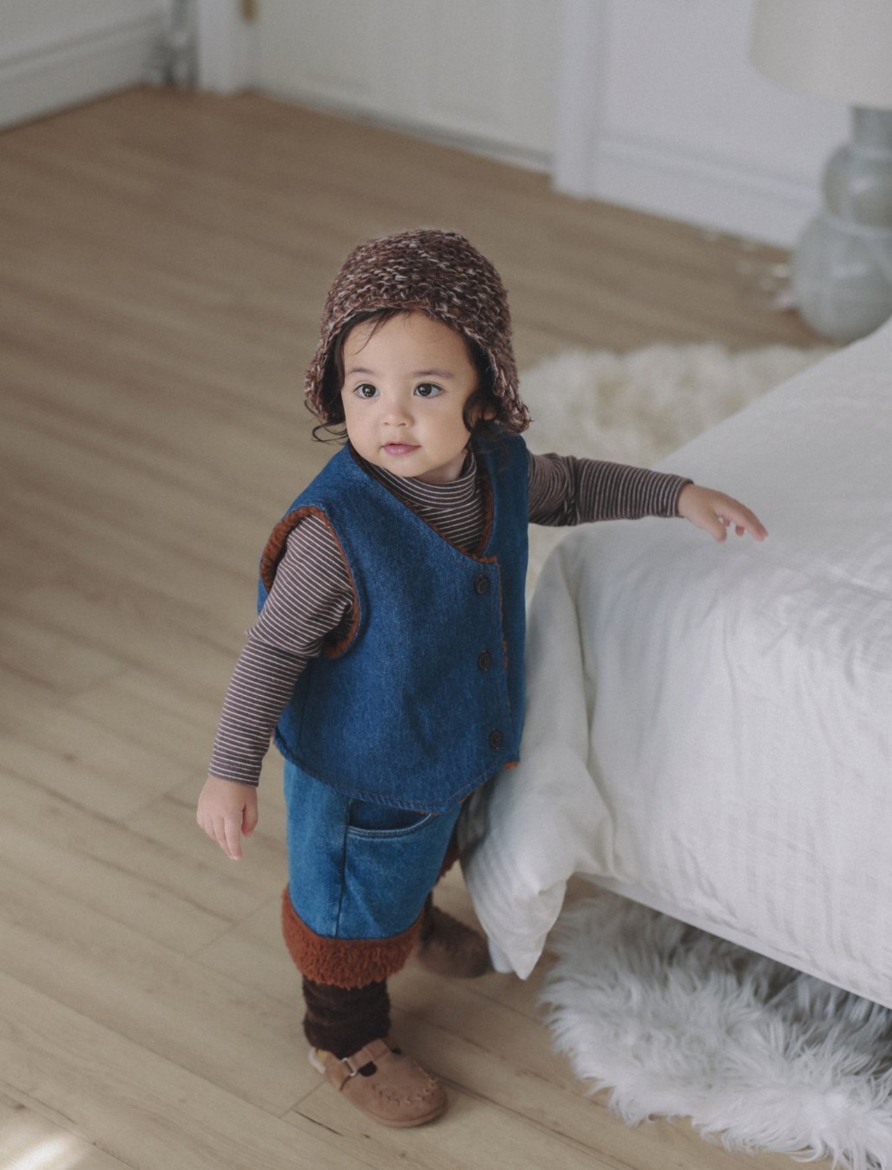 ONU［取寄］dumble denim vest 26winter