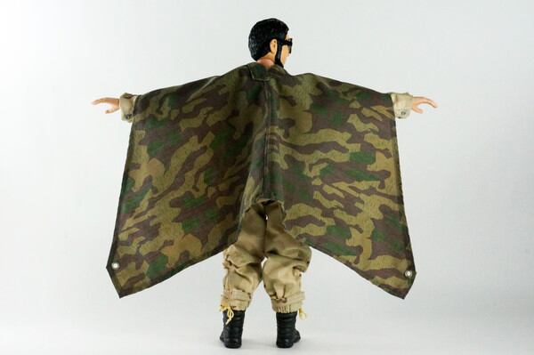 ドール服 1/6 男女兼用27 ミリタリー ポンチョテント DA149 - 画像4