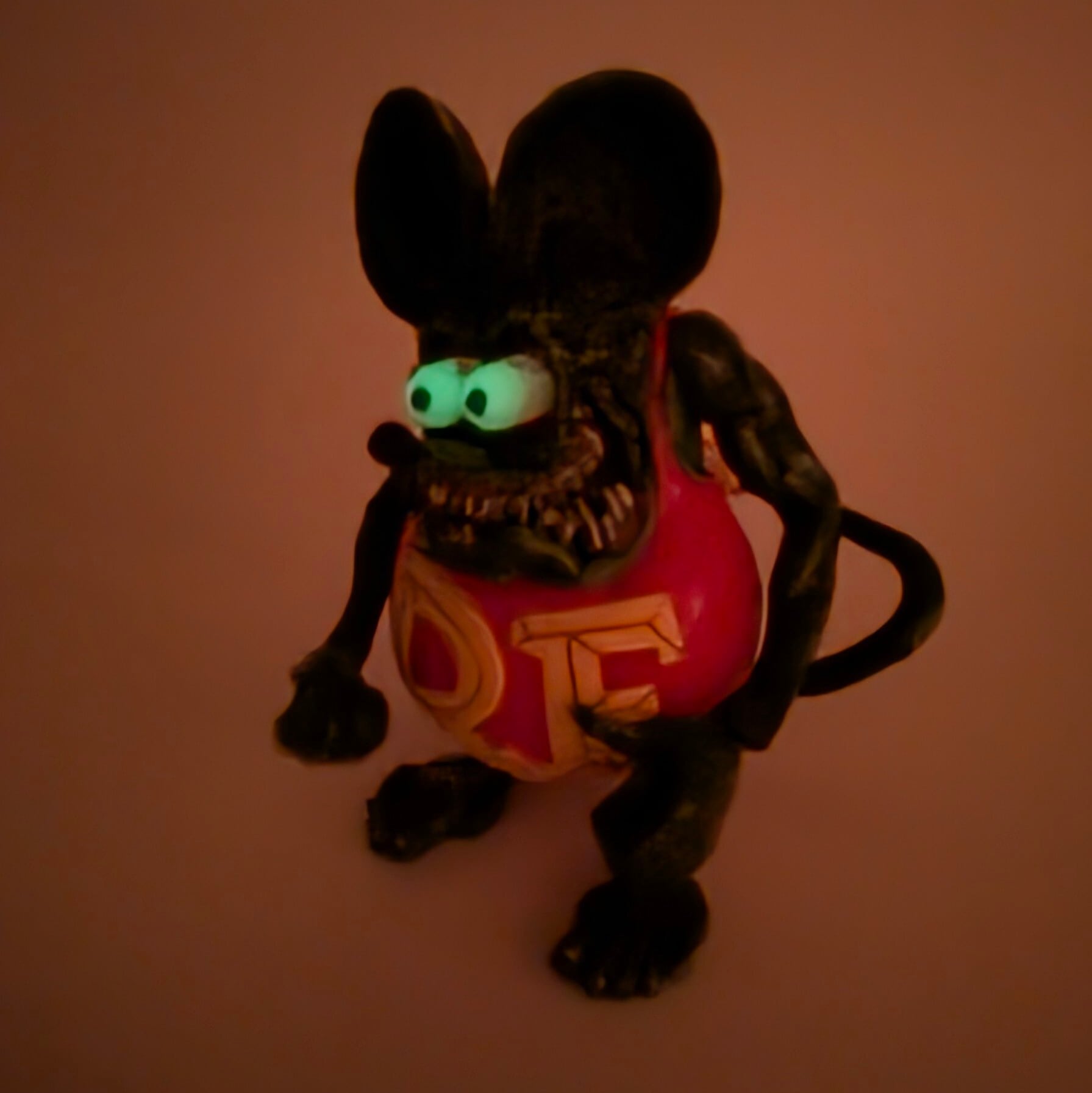 ♧ ⚡️SPECIAL LIMITED⚡️【 Rat Fink ラットフィンク 】 PVCアクションフィギュア / 可動フィギュア / WHITE 〚アメリカン雑貨 アメトイ〛