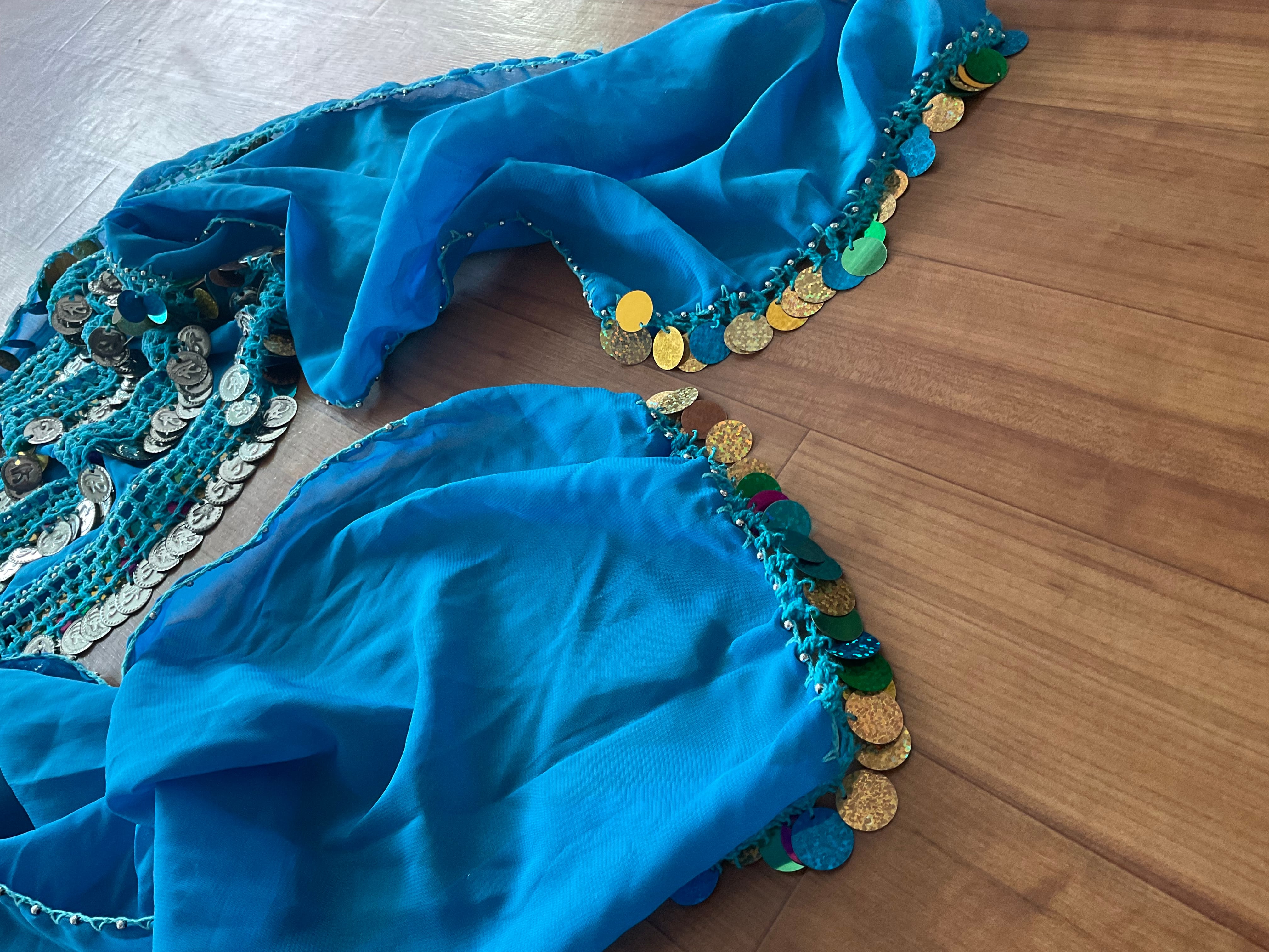 ベリーダンスヒップスカーフ中古品ジプシーダンスアクセサリー