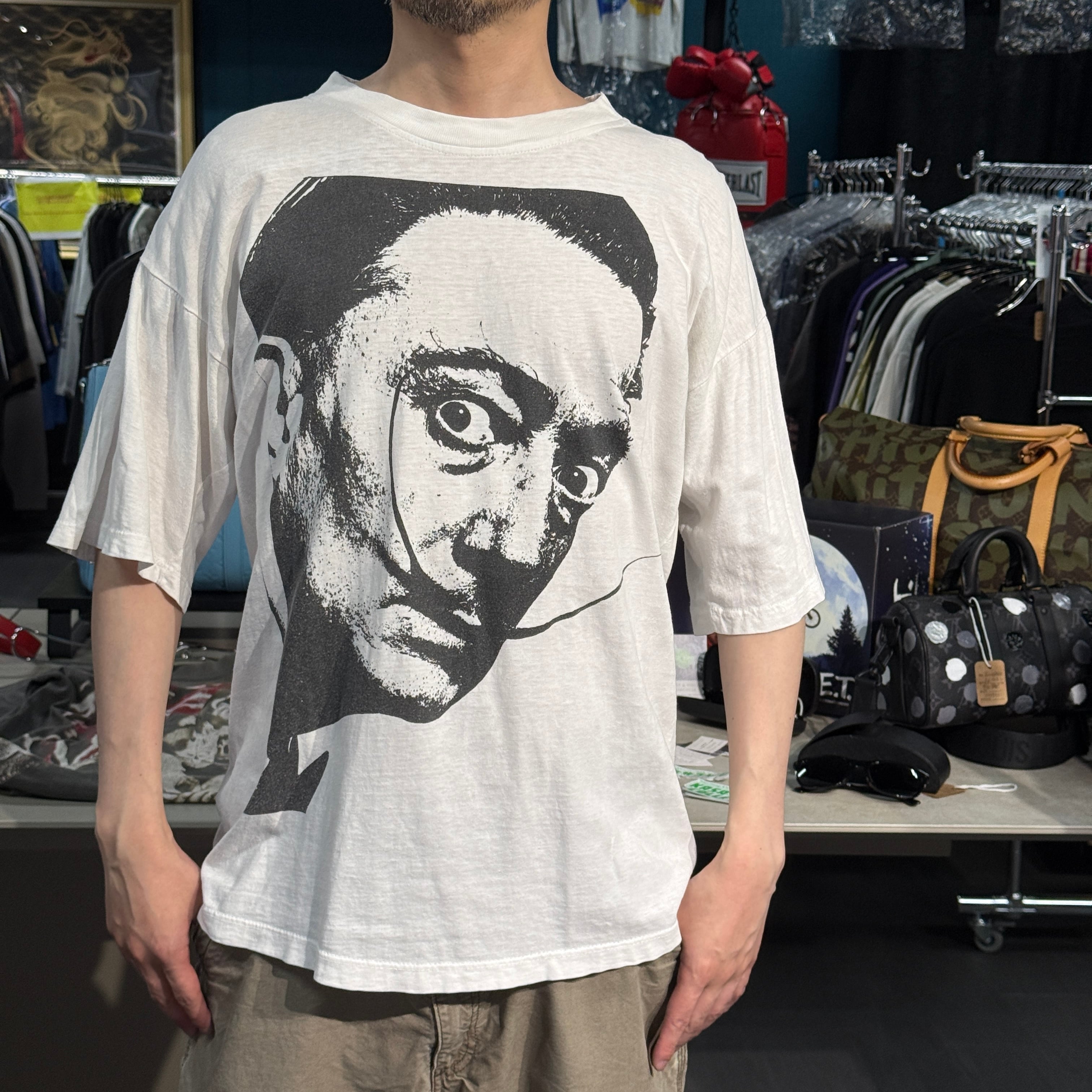 サルバドール・ダリ ビンテージtシャツ 80s レア xl アート 中古・古着