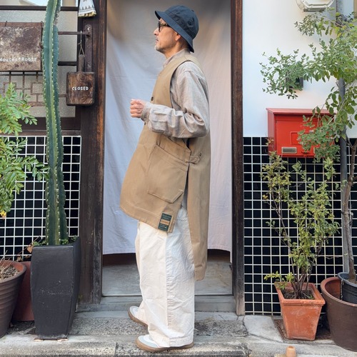 ASEEDONCLOUD アシードンクラウド HW Distiller's apron ／HWディスティラーズエプロン＃262310　KHAKI