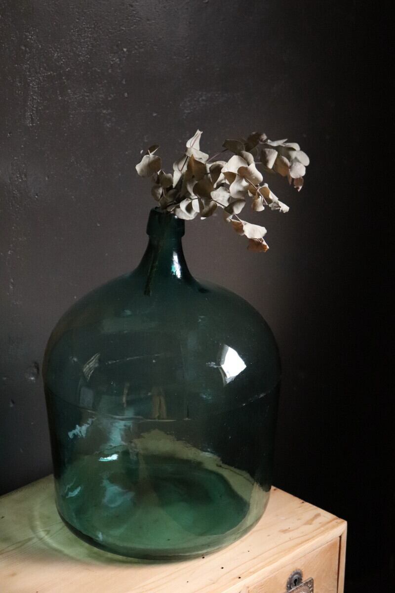 昭和レトロ　デミジョンボトル　ガラス瓶２点　アンティーク　古道具 昭和レトロデミジョンボトルガラス瓶2点アンティーク古道具