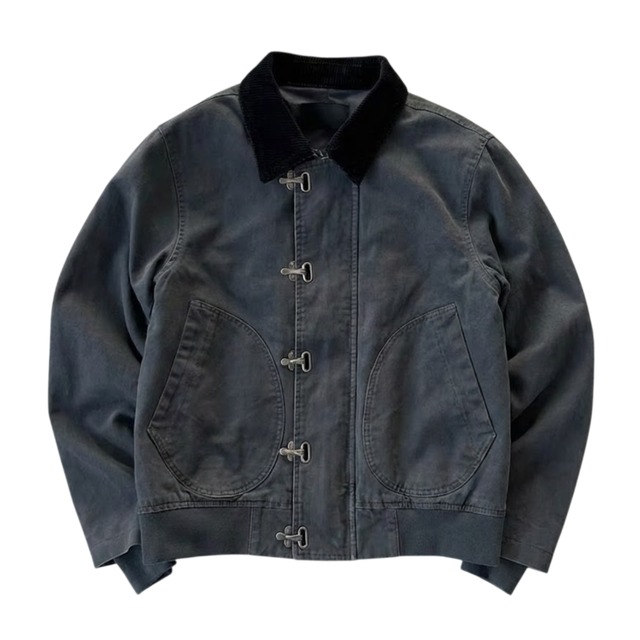 Corduroy patchwork jacket 0004