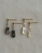 〈Donation〉Mew|小さなシェルの猫のピアス thumbnail 3