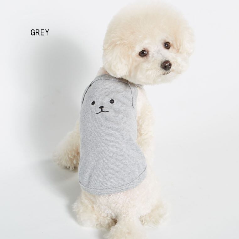 クマちゃんタンクトップ S ~ 2XL  /  犬の服 犬服 ペット洋服 ドッグウェア ペット用品 小型犬 中型犬 b41