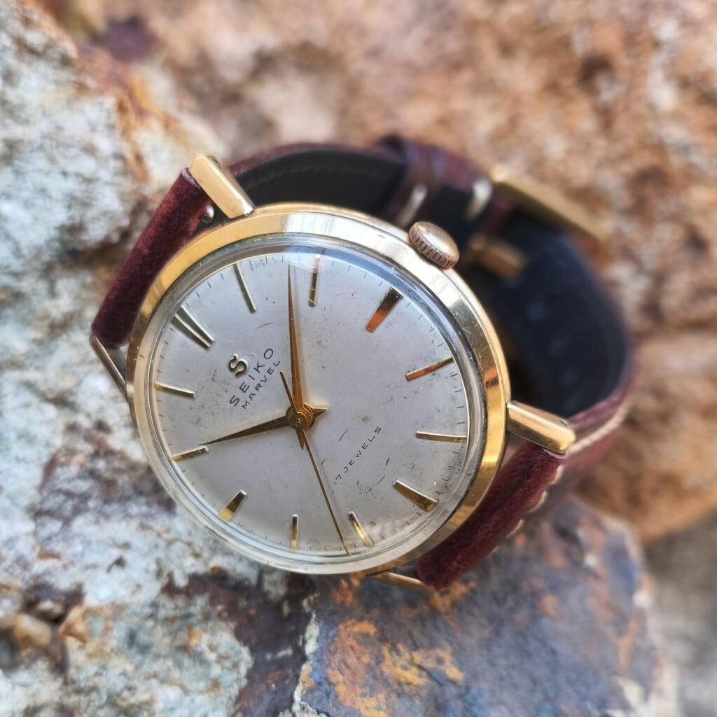 UNIQUE】SEIKO/セイコー ユニーク Sマーク 15石 14044 機械式 手巻き