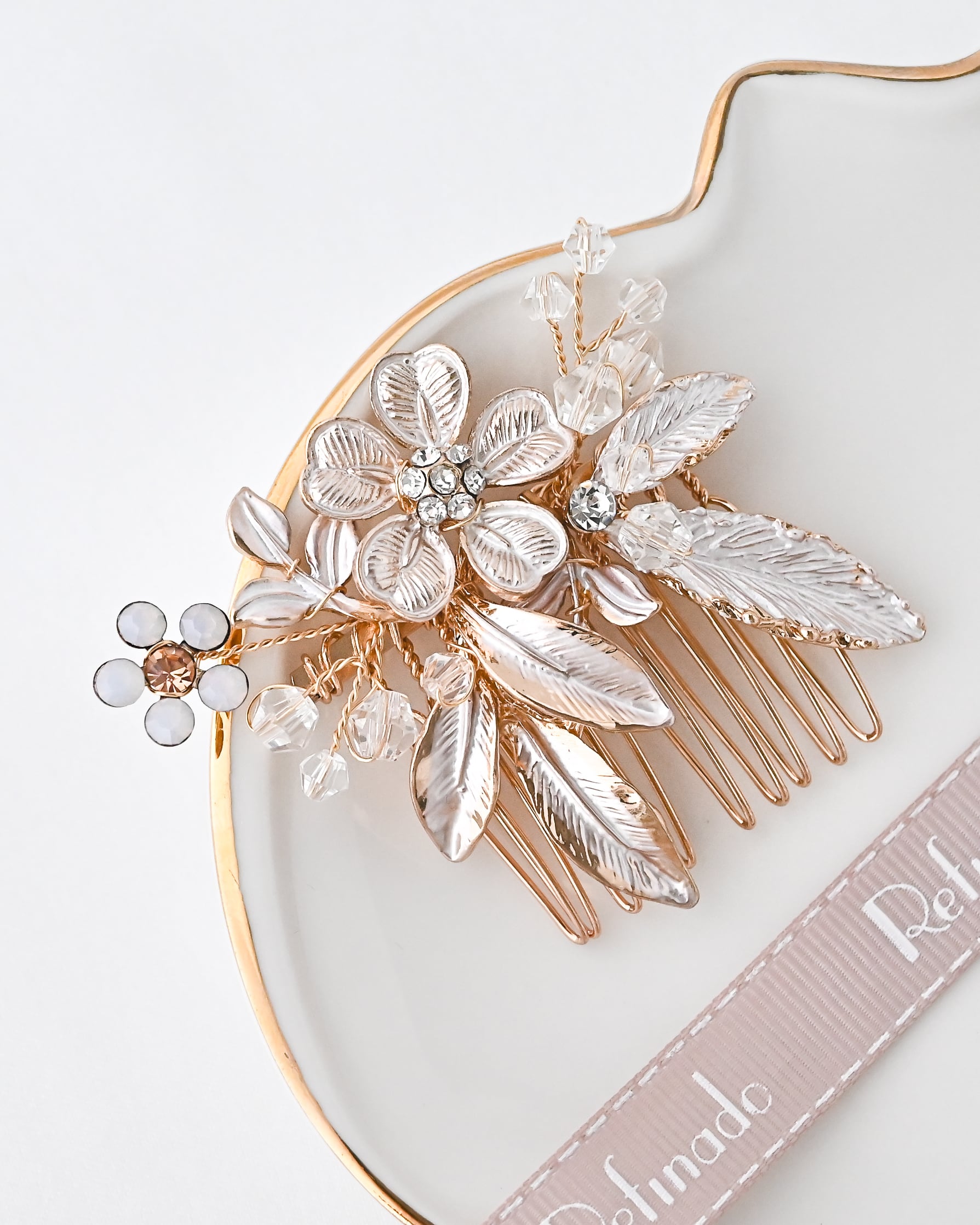 フラワーヘッドドレス ウェディング【AH2408-06】 | ブライダル