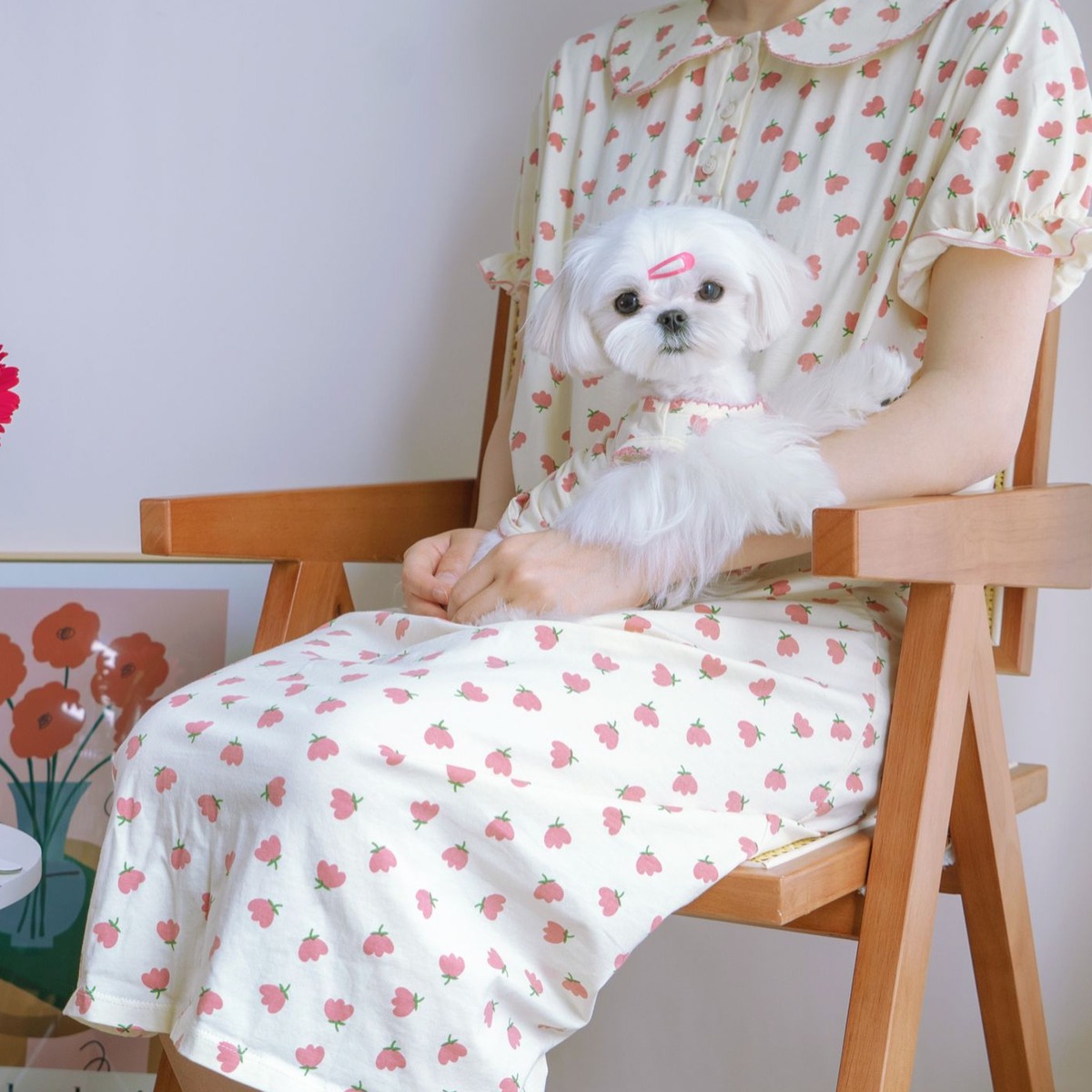 オーナー用】お揃いで着られる花柄ワンピース | neufy