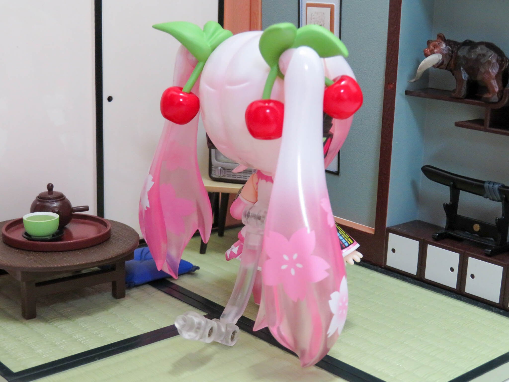 再入荷【2749】 桜ミク 2.0 髪パーツ ツインテール ねんどろいど