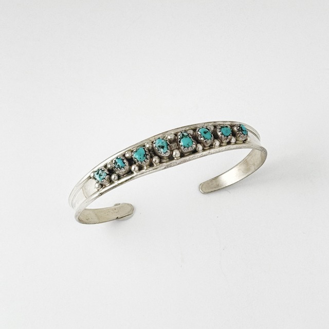 【2点限定】《Indian Jewerly》8ストーン ターコイズ バングル