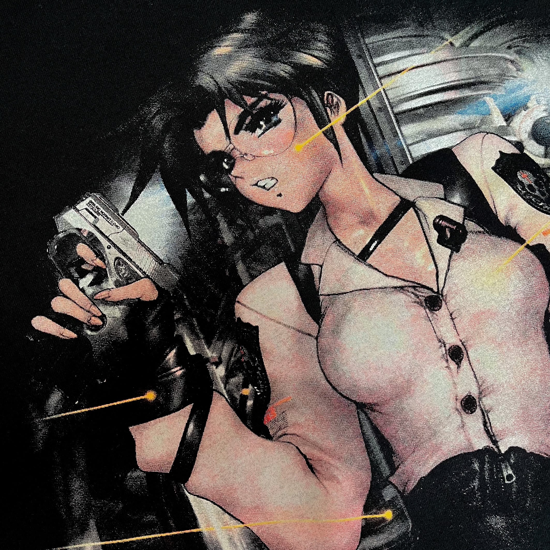 士郎正宗 × comicアンスリウム × chillweeb Tシャツ第一弾 黒 士郎正宗】新作イラストTシャツのこだわりを『chillweeb』に取材