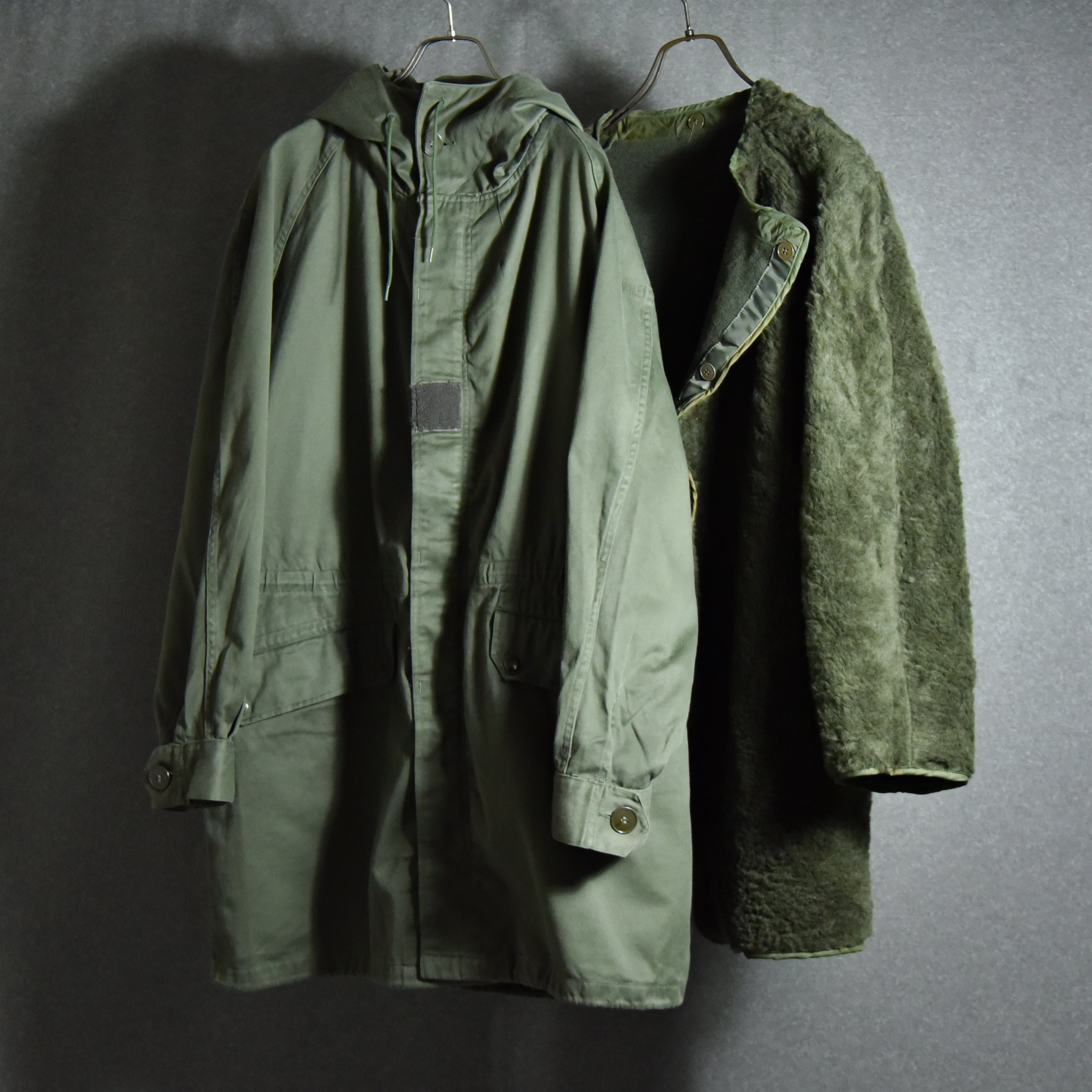 70-80s French Army M64 Field Coat & Boa Liner フランス軍