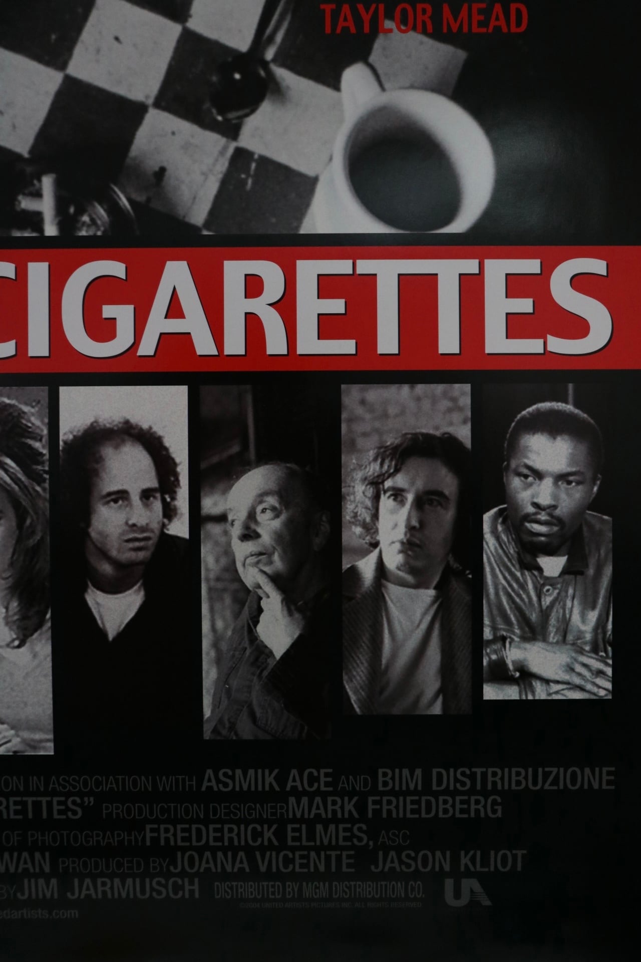 Coffee and Cigarettes 2004 U.S. promo poster | Cary
