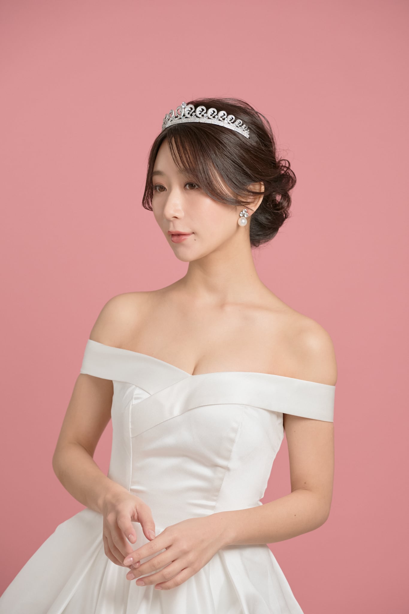 Elizabeth Bower】Triplet Duet Stud イヤリング シルバー