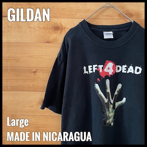 【GILDAN】Left 4 Dead ロゴ プリント Tシャツ レフト・フォー・デッド FPSゲーム L US古着