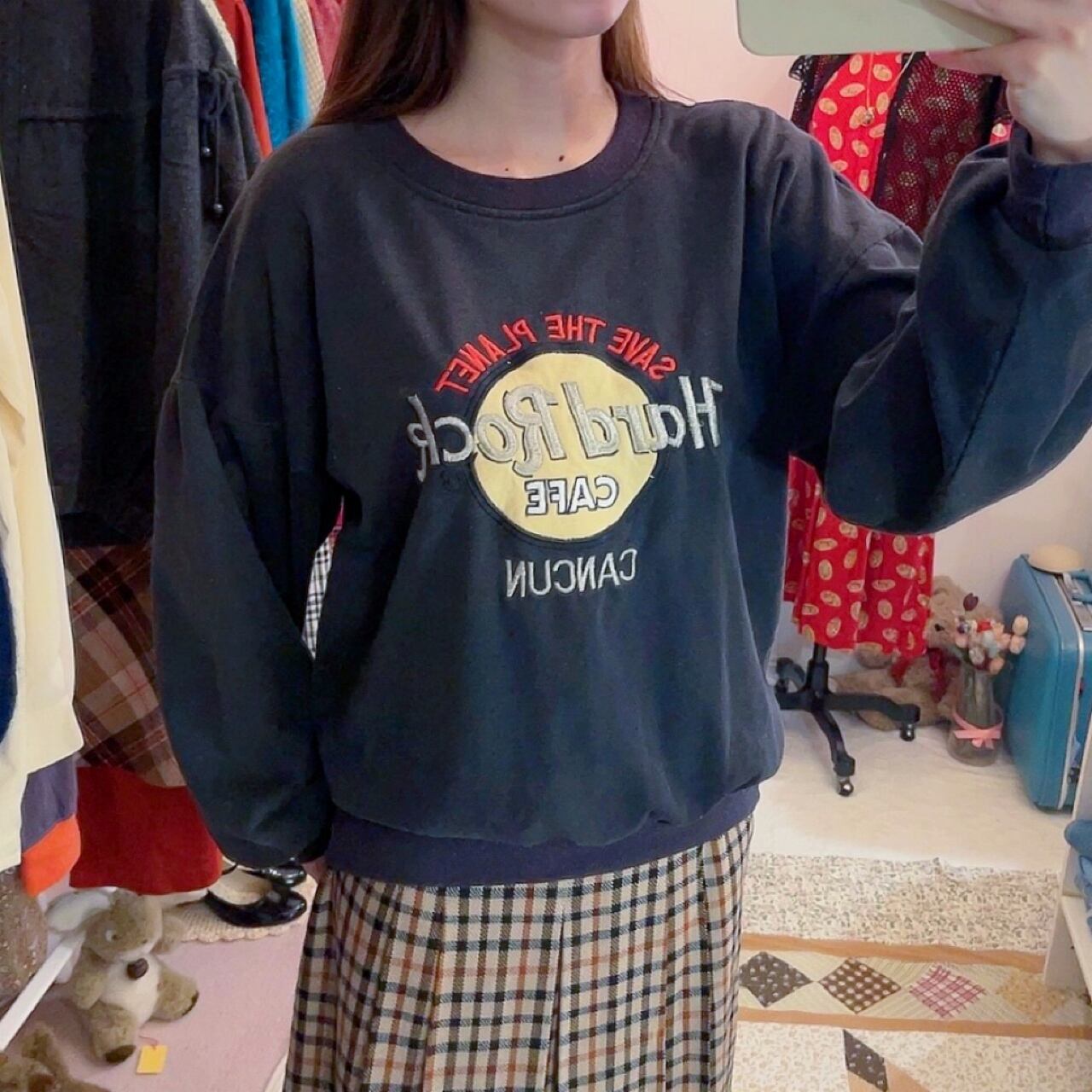 hard rock cafe logo sweat