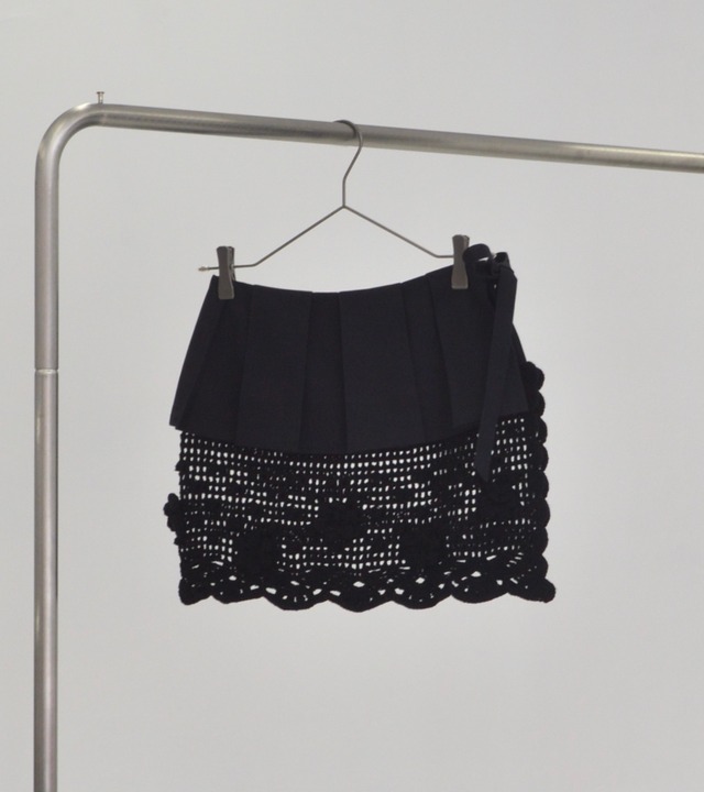 Crochet wrap SK・C/#black