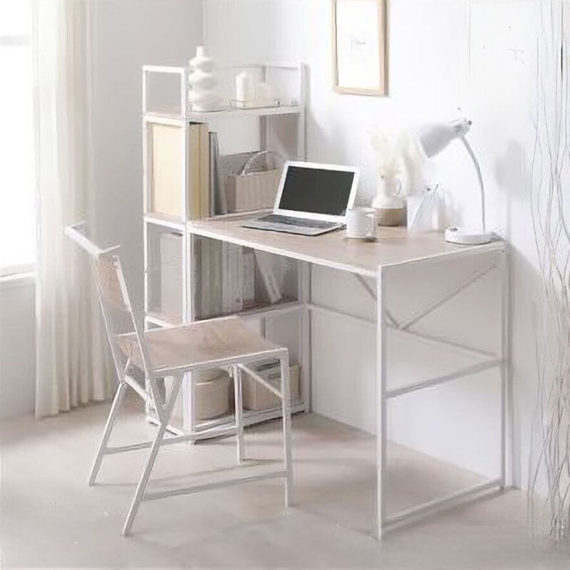 デスクセット 3点セット〔 デスク 幅90cm ＋シェルフ 幅50cm＋チェア デスクセット 3点セット〔デスク 幅90cm＋シェルフ 幅50cm＋チェア