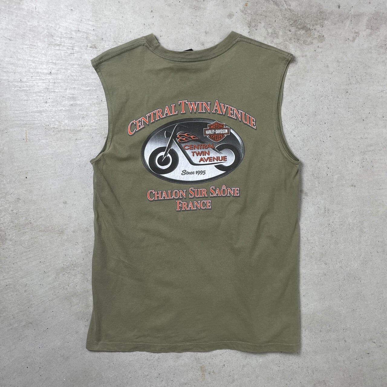 00年代 USA製 Harley-Davidson ハーレーダビッドソン 両面プリント