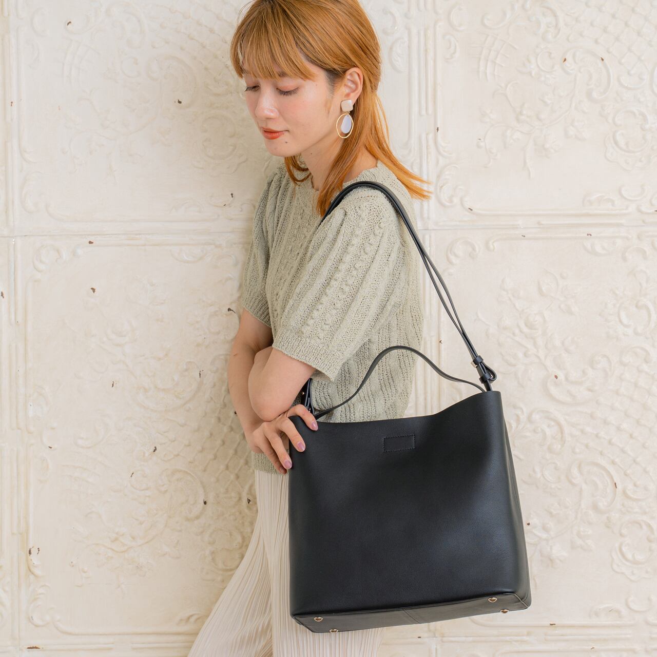 超美品】トモエ2WAYトートバッグ B4 格好よかっ シュリンクレザー ¥74,800