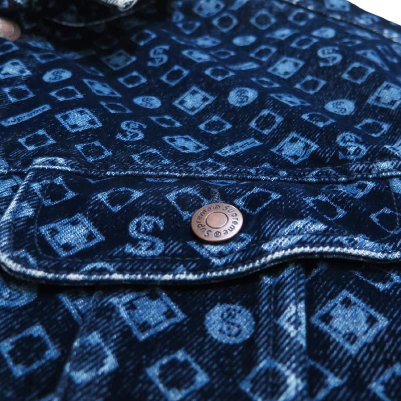 SUPREME シュプリーム 24AW FLOCKED DENIM TRUCKER JACKET フロック