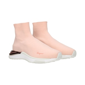 FERRAGAMO フェラガモ レディース スニーカー ファブリック ピンク
