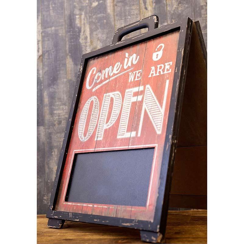 open サイン 看板 開店 閉店 両面 A型黒板 オープン クローズ お店