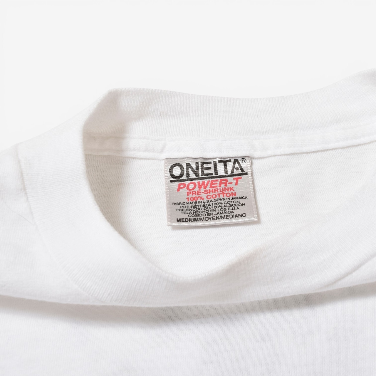 90s ONEITA "Florida State Seminoles" 両面プリントTシャツ ホワイト