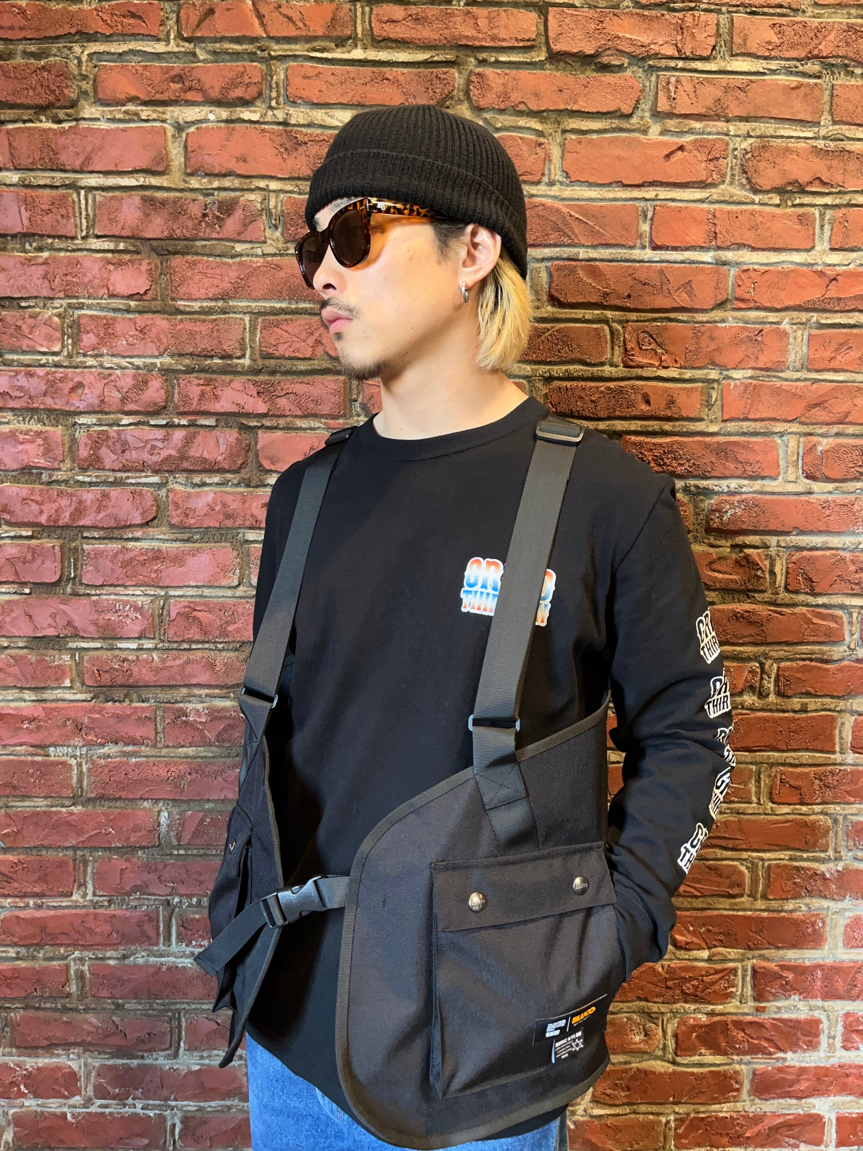 BLUCOxGREED THIRTEEN UTILITY VEST ver.2 Black | DOG HOUSE GARAGE