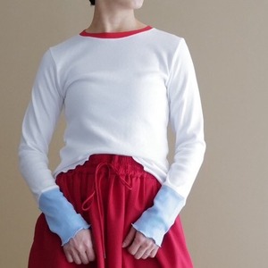 ★リンガーTシャツ(ホワイト)