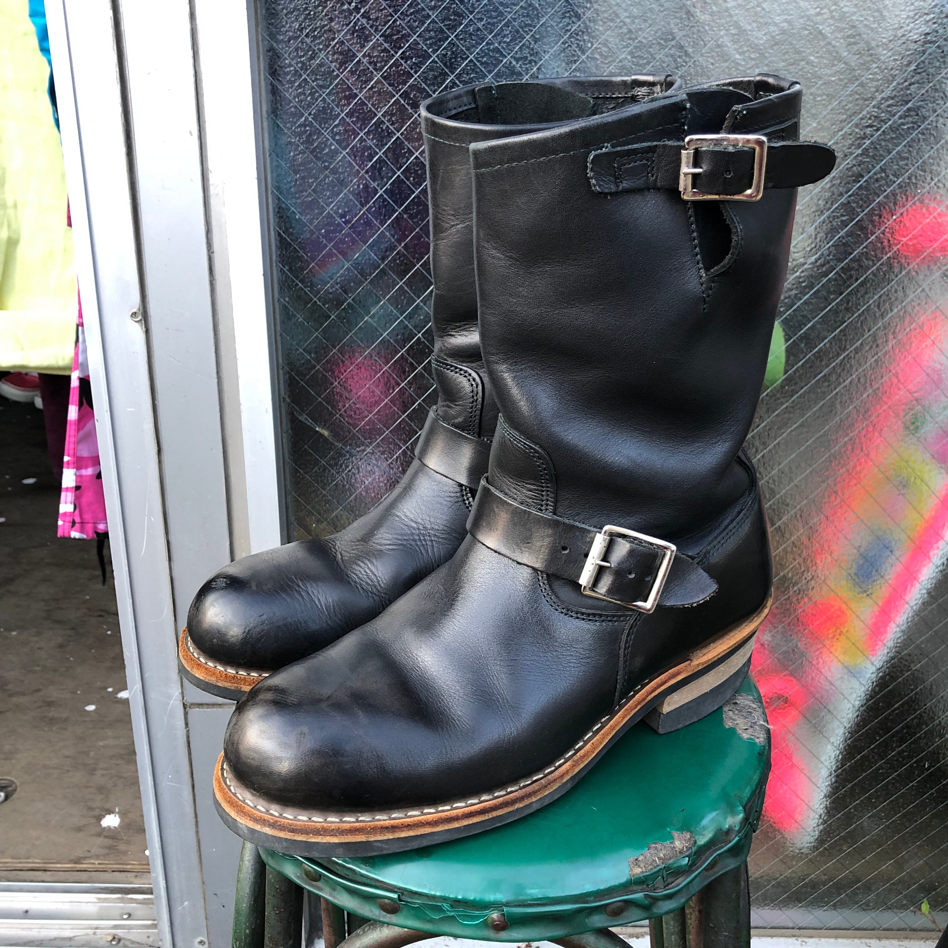 26.5cm Hawkins steel toe engineer boots | 古着屋border 26.5cm Hawkins steel toe engineer boots | 古着屋border