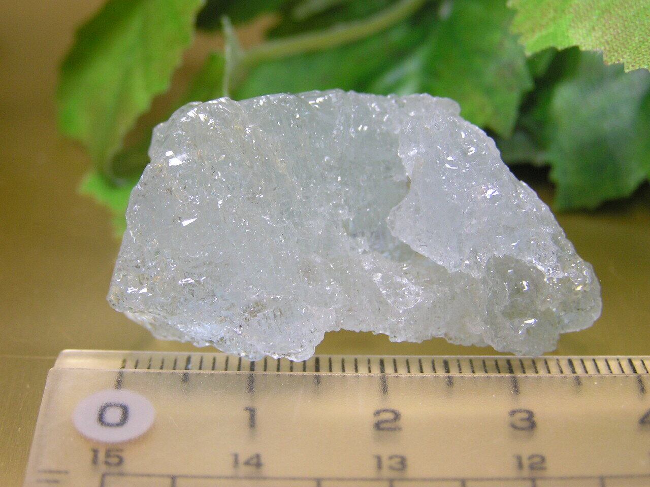 パワーストーン 天然石 アクアマリン（藍玉） 結晶石 原石 富の象徴