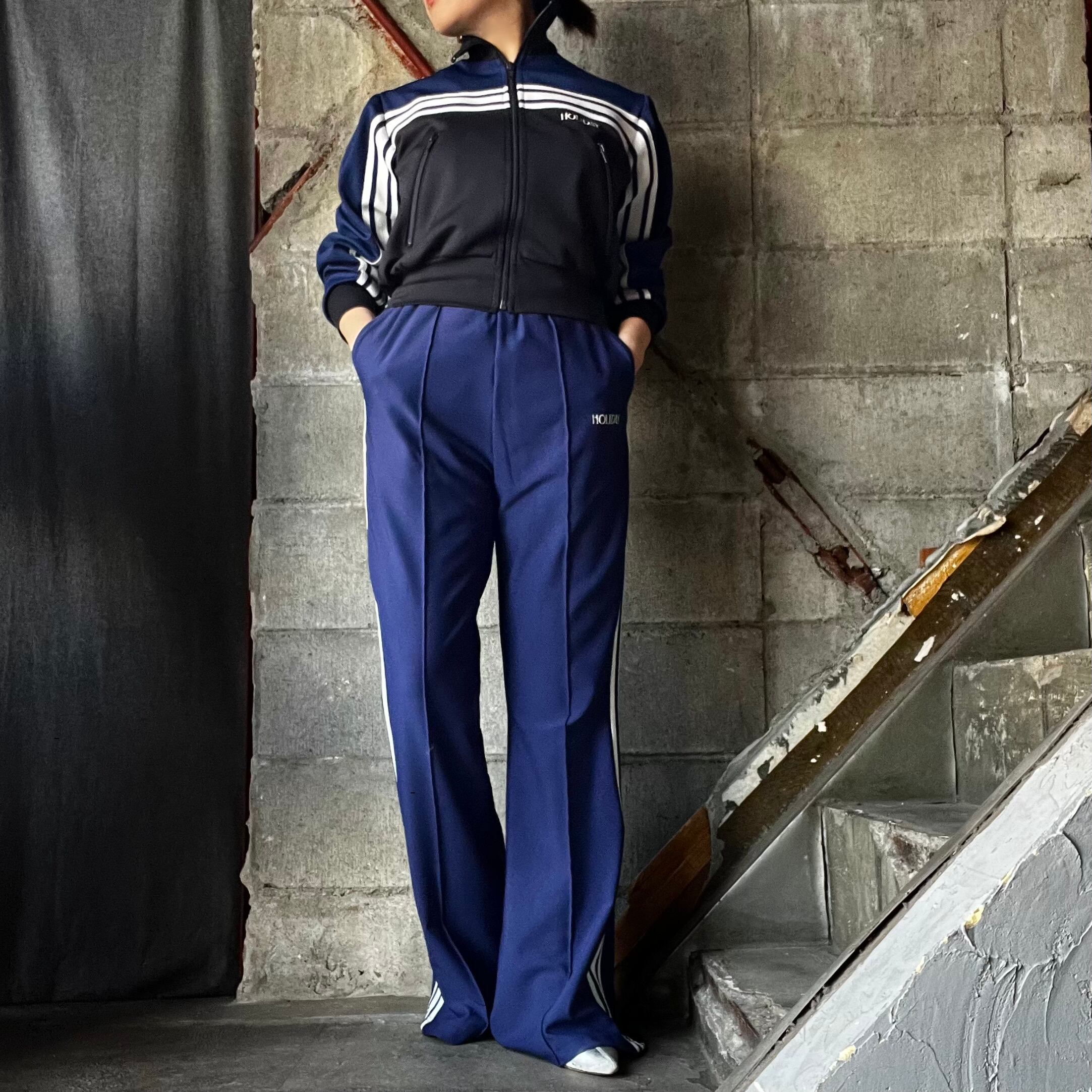 HOLIDAY】 puff sleeve track jacket (navy） | olaf