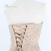 パーティドレス fine feathers ファインフェザーズ ワンピース ドレス 演奏会 発表会 カラードレス 結婚式 披露宴 前撮り 撮影 ブラウン系 ベージュ系 ゴールド系 高級感 光沢感 おしゃれ ドレスアップ フォーマルスタイル シンプルエレガンス レディース 結婚式二次会 上品 撮影会 華やか 結婚式用 フォーマルドレス