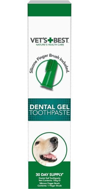 犬・猫 デンタルジェルVET'S BEST 指につけてハミガキするサック付き 1
