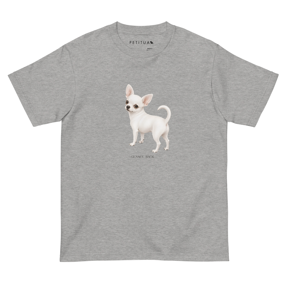White-Smooth GLANCE BACK 半袖Tシャツ P0197