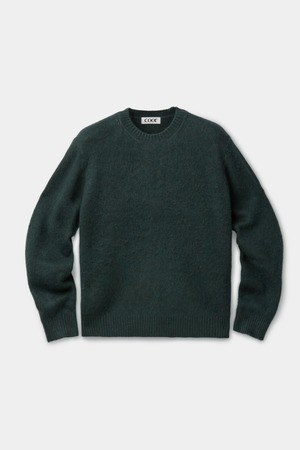 [COOR] Raccoon Crop Crewneck Sweater (Dark Green) 正規品 韓国ブランド 韓国通販 韓国代行 韓国ファッション クール クーア クアー COOR 日本 店舗