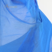 社交ダンス 衣装 ワンピース ドレス SEKINE セキネ 青 レース パーティ 発表会 軽い 薄い 上品 透け感 ブルー系 エレガント スカート ダンスウエア フェミニン 日本製 柔らかい スタイリッシュ シンプル 薄手 おしゃれ 高級感