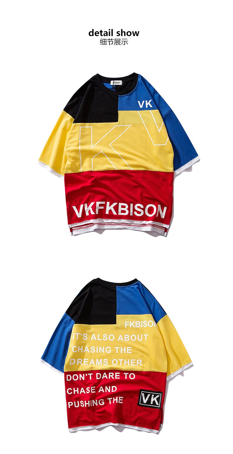 全1色 Tシャツ カットソー プリント カジュアル ストリート 