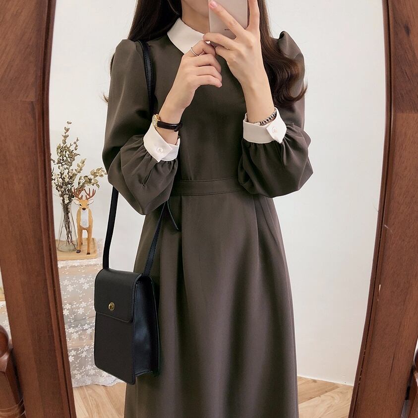 全2色レトロなガーリーワンピース Cumeist キュミスト