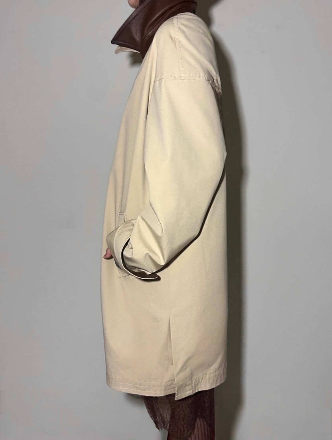 FUMIKA_UCHIDA  [POPLIN SOUTIEN COLLAR COAT REMOVA L BOA LINER]