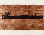 田中彰 TANAKA Sho ［ship 4 -minamishimabara］2023 woodcut/sheet thumbnail 2