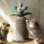 観葉植物型ねこ用爪とぎ　チューリップ