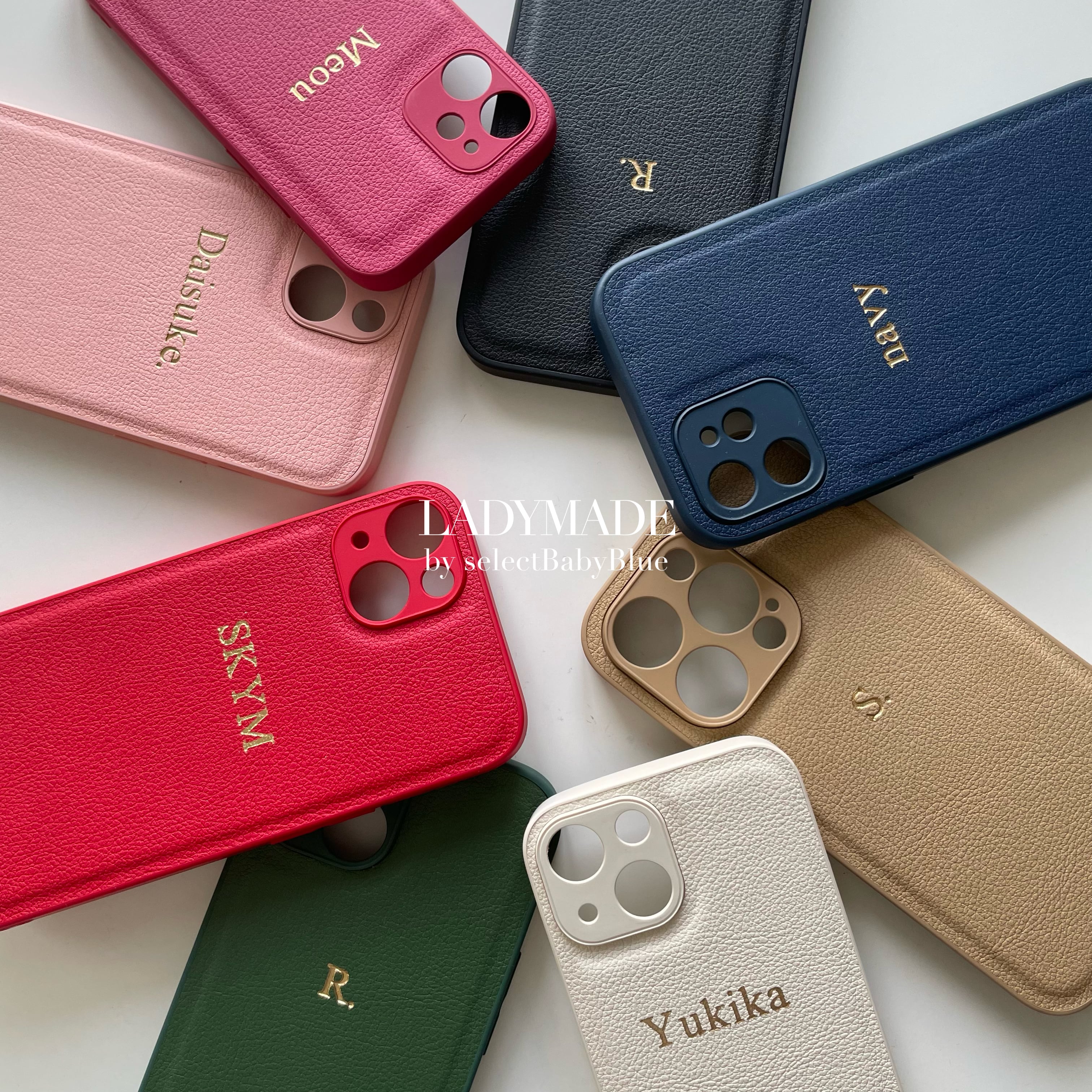全13色】刻印iPhoneケース-レンズカバータイプ- | LADYMADE
