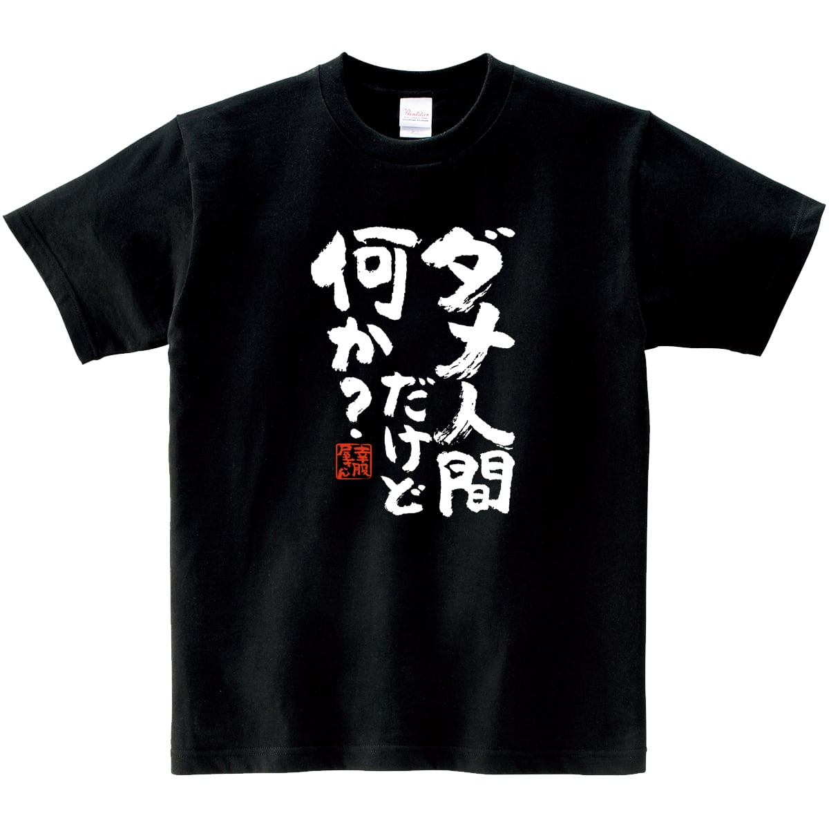ダメ人間だけど何か? おもしろ 漢字Tシャツ ka400-58