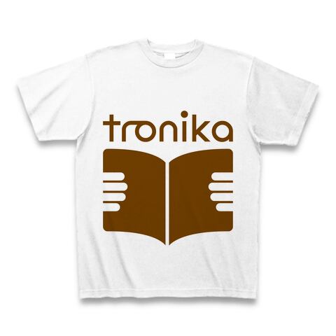 トロニカ　ロゴ　Tシャツ（ホワイト） - 画像1